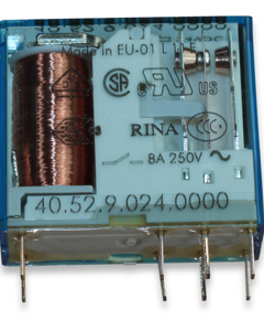 Relay 24 V DC 8A 2 change-over contact (EB02254)